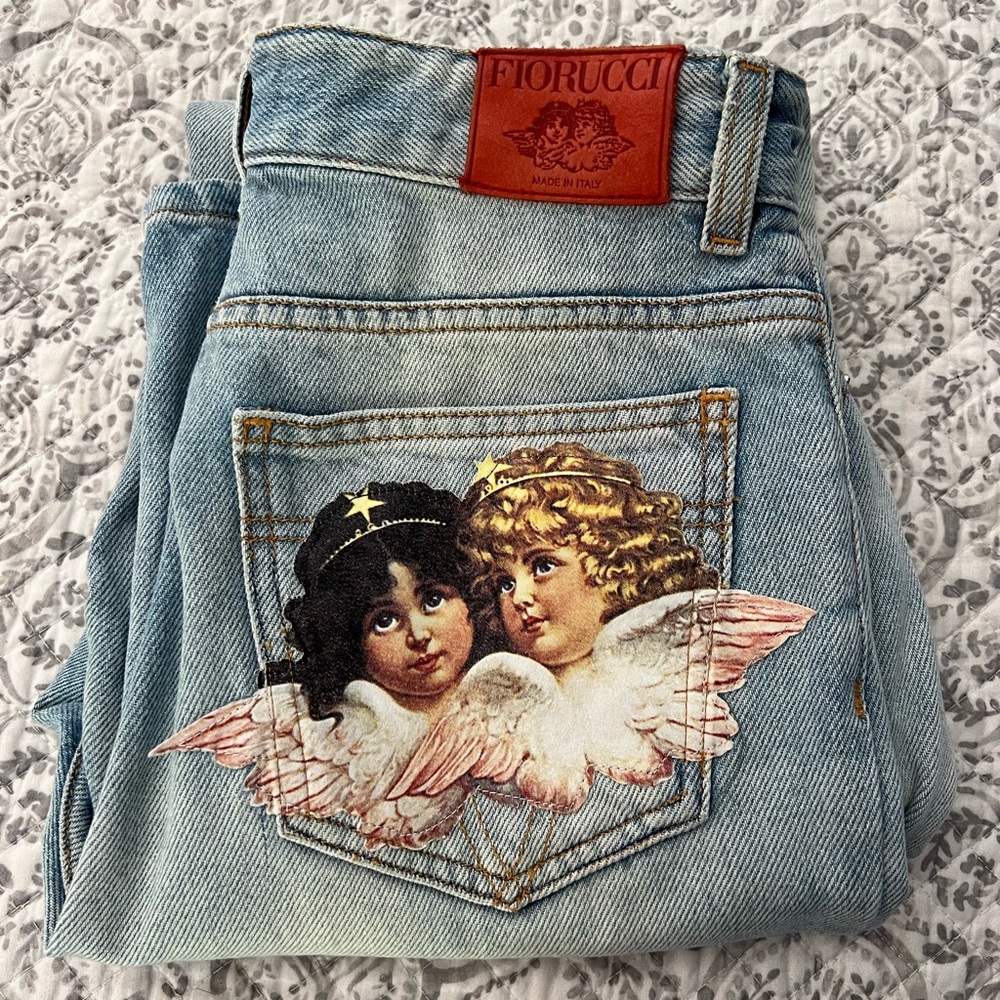 Fiorucci Cherub Angel Jeans